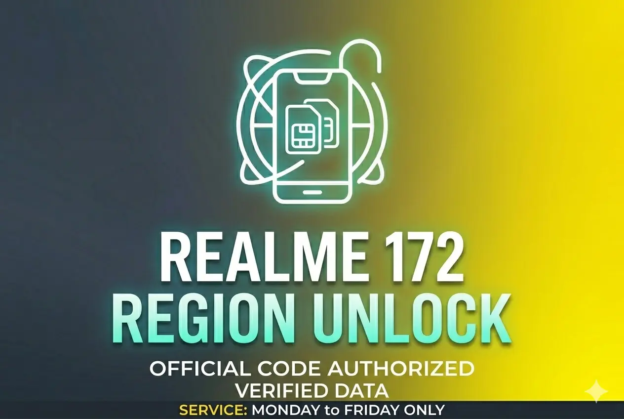 Realme 172 Region Unlock Code [China] Source #2